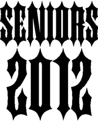 Seniors 2012 Decal / Sticker