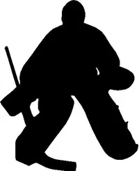 Hockey Goalie Decal / Sticker 08