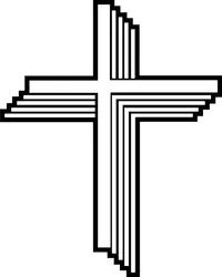 Christian Cross Decal / Sticker 86