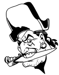Pirates Mascot Decal / Sticker 6