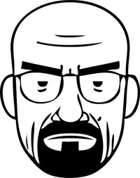 Breaking Bad Heisenberg (Walter White) Decal / Sticker 32