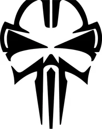 Tribal Punisher Decal / Sticker 140