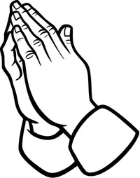 Prayer Hands Decal / Sticker 01