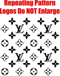 Louis Vuitton Pattern V3 Wall Decal Car Truck Window Windshield JDM Sticker  Vinyl Lettering Racing Quote Music Lyrics Boy Girls Luxury Brand Bags LV