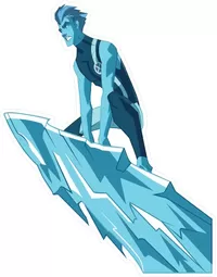 X-men Iceman Decal / Sticker 01