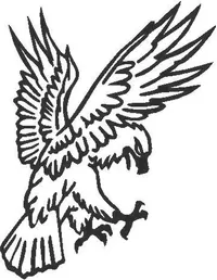 Eagle Decal / Sticker 06