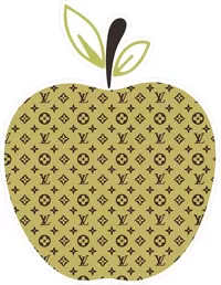 Louis Vuitton Apple Decal / Sticker 35