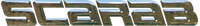Simulated 3D Chrome Scarab Decal / Sticker 04
