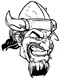 Vikings Mascot Decal / Sticker