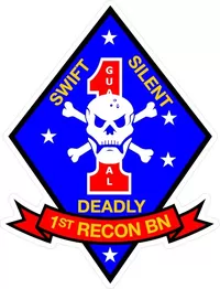 1st Recon Battalion Decal / Sticker 01