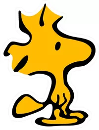 Yellow Woodstock Decal / Sticker 04