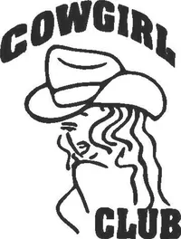Cowgirl Club Decal / Sticker 01