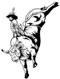 Bullriding Decal / Sticker