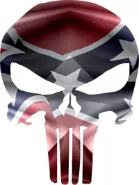 American Flag Punisher Decal / Sticker