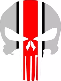 Ohio State Punisher Decal / Sticker 77