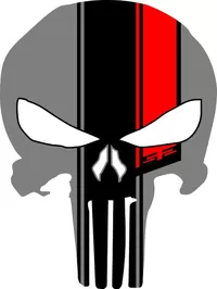 #52 Punisher Decal / Sticker 96