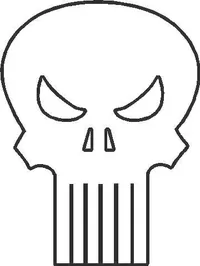 Punisher Decal / Sticker 05