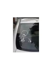 Z1 Pee on Alien Decal / Sticker