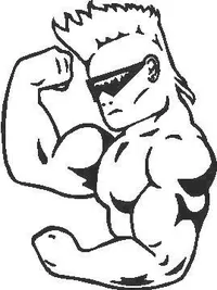 Body Builder Decal / Sticker