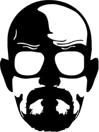 Breaking Bad Heisenberg (Walter White) Decal / Sticker