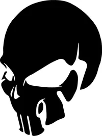 3D Punisher Decal / Sticker 129