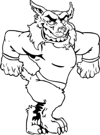 Bobcat Mascot Decal / Sticker