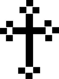 Christian Cross Decal / Sticker 36