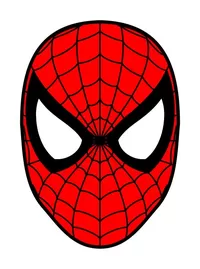 Spiderman Face Decal / Sticker 12