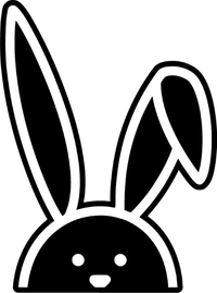 Bunny Rabbit Decal / Sticker 06