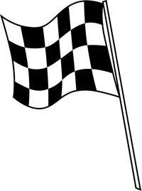 Checkered Flag Decal / Sticker 98