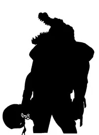 Football Gators Mascot Decal / Sticker 1