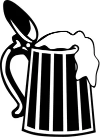 Beer Stein Decal / Sticker 01