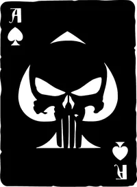 Ace of Spades Punisher Decal / Sticker 179