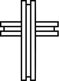 Christian Cross Decal / Sticker 77