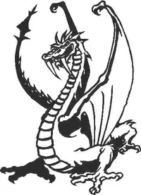 Dragon Decal / Sticker 02