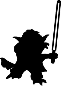 Yoda Decal / Sticker 06