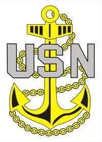 Navy Chief Anchor Decal / Sticker 02