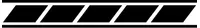 Yamaha Stripe Decal / Sticker 11 Set of 2