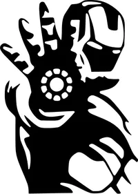 Iron Man Hand Decal / Sticker 14