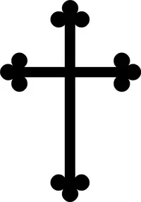 Christian Cross Decal / Sticker 23