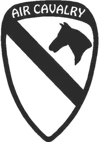 First Cavalry Division Decal / Sticker 02