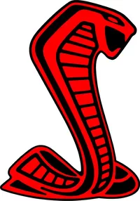 Red and Black Cobra Decal / Sticker 12