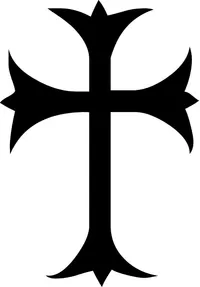 Christian Cross Decal / Sticker 47