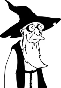 Professor Farnsworth Wizard Decal / Sticker 04