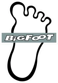 Bigfoot Footprint Decal / Sticker 07