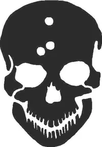 Skull Decal / Sticker 02