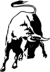 Custom BULL Decals and BULL Stickers Any Size & Color