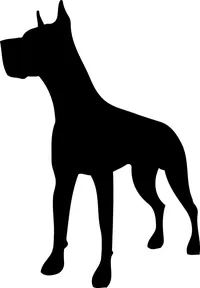 Great Dane Decal / Sticker 01