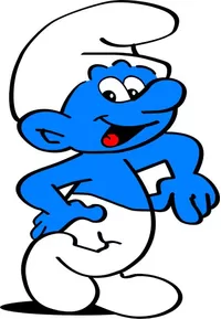 Smurf Decal / Sticker 01