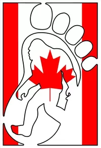 Canadian Bigfoot Decal / Sticker 02